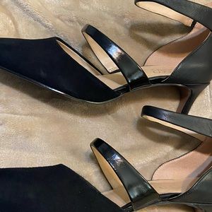 Franco Sarto Women's Davey pump heel black size 7.5